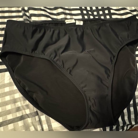 Never Worn! Shape FX High-Waisted Tummy Control Black Swim Bottoms - Size S - Picture 5 of 7